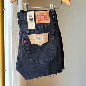 NWT Levi's 501 High Rise Shorts with Button Fly Size 30